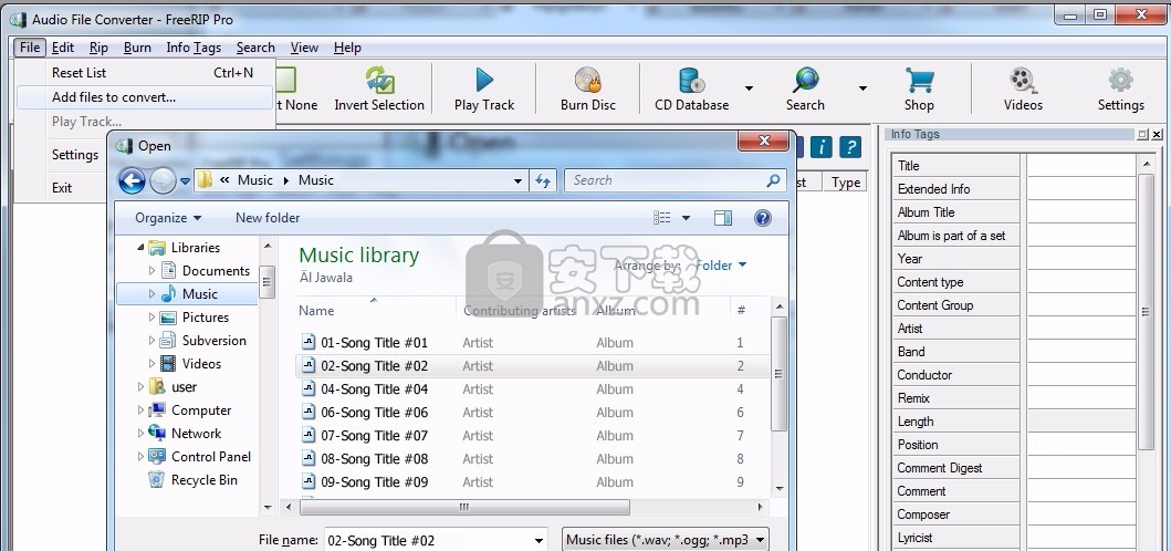 FreeRIP MP3 Converter中文(cd转换成mp3工具)