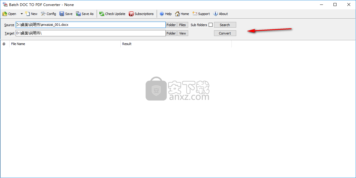 Batch DOC to PDF Converter(word批量转pdf工具)