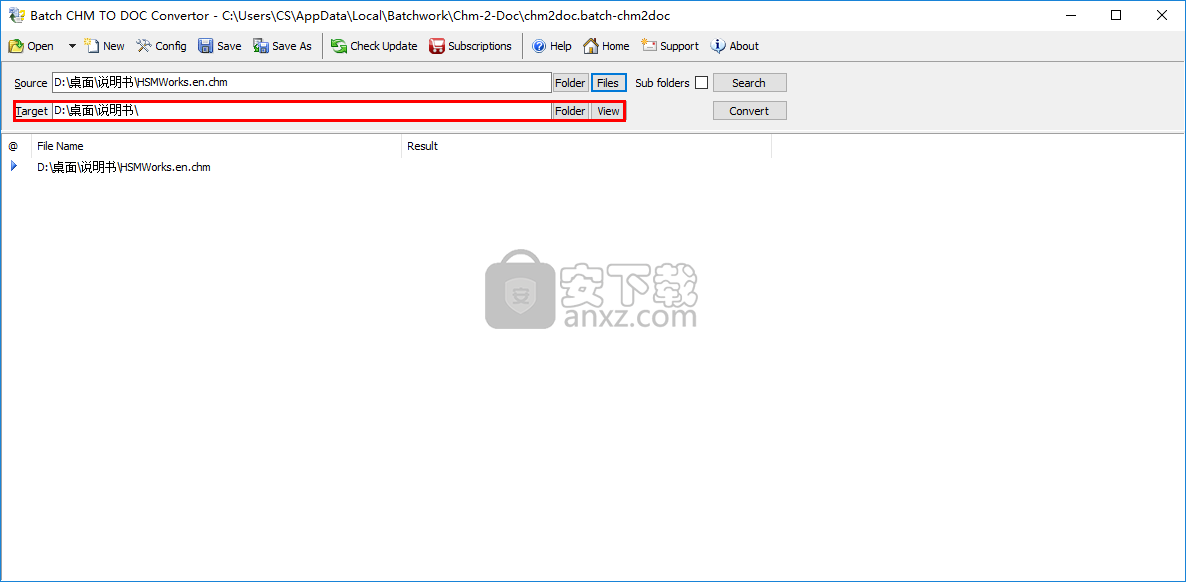 Batch CHM to DOC Converter(chm转word转换器)