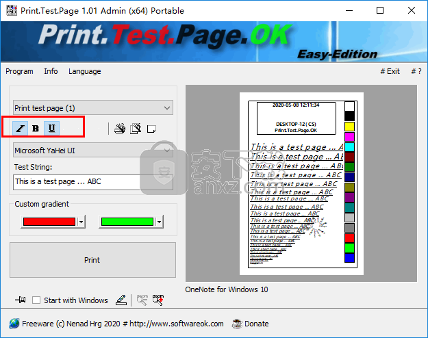 Print.Test.Page.OK 3.01 for iphone instal