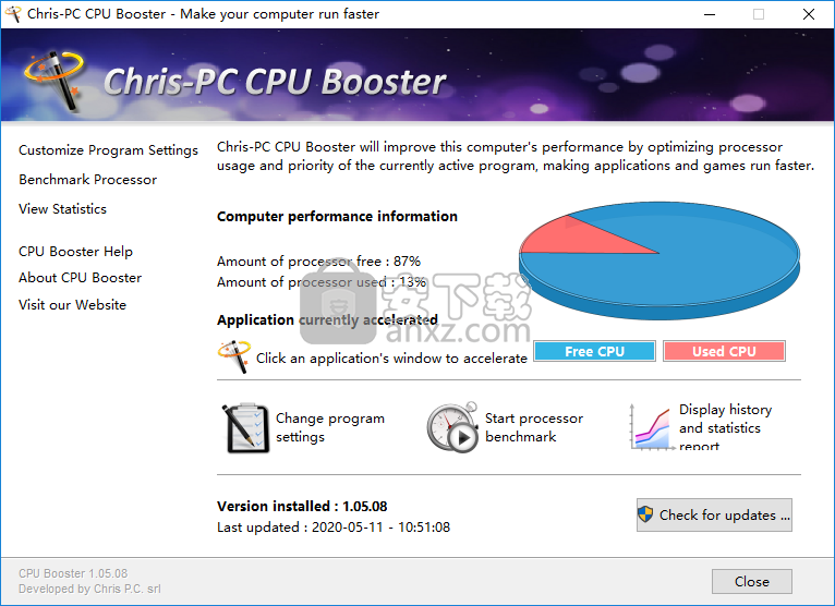Chris-PC CPU Booster(CPU优化软件)