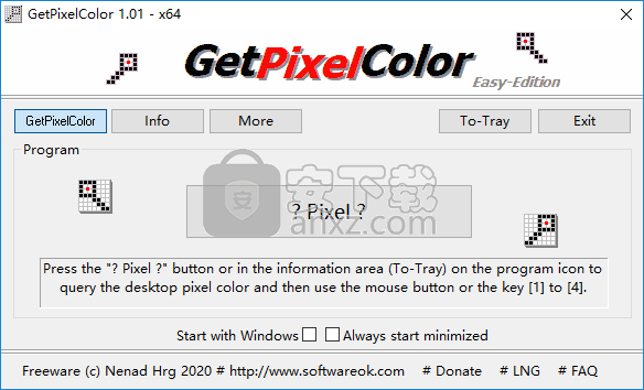 GetPixelColor(屏幕取色器)