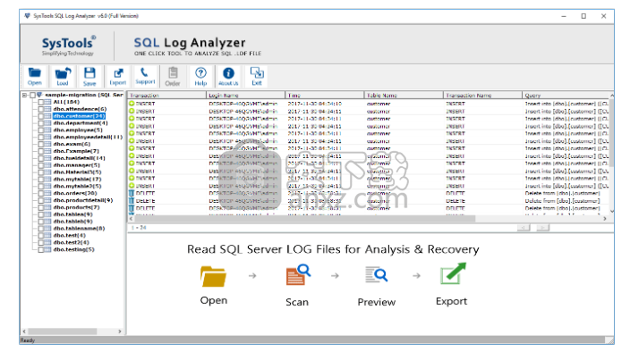 SysTools SQL Log Analyzer(sql日志分析工具)