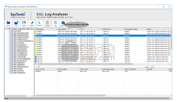 SysTools SQL Log Analyzer(sql日志分析工具)