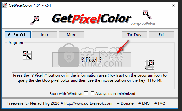 GetPixelColor(屏幕取色器)