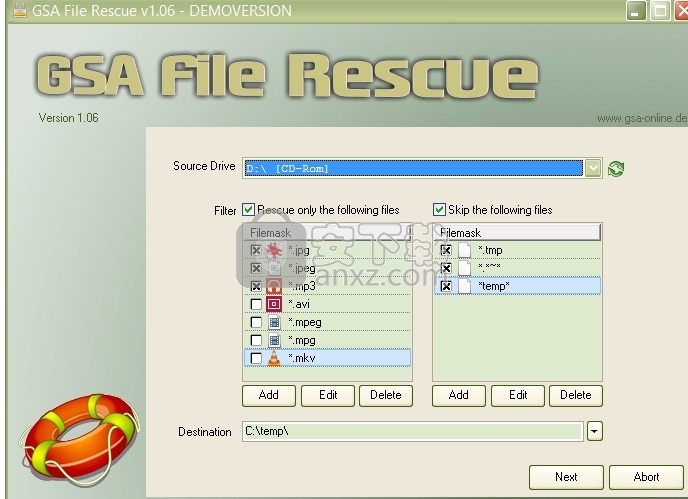 GSA File Rescue(数据恢复与修复工具)