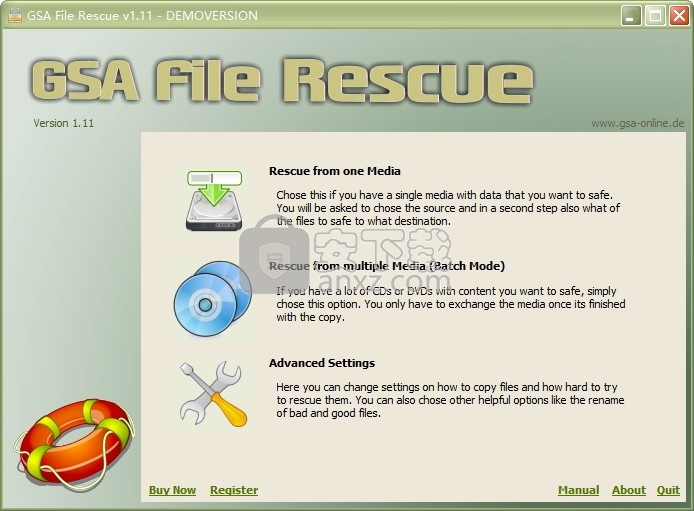 GSA File Rescue(数据恢复与修复工具)