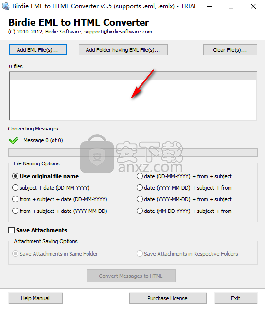 Birdie EML to HTML Converter(EML转HTML转换器)