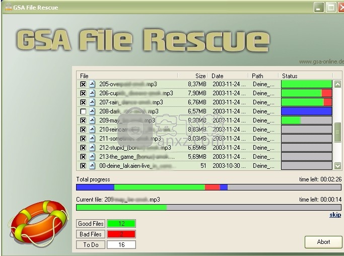 GSA File Rescue(数据恢复与修复工具)