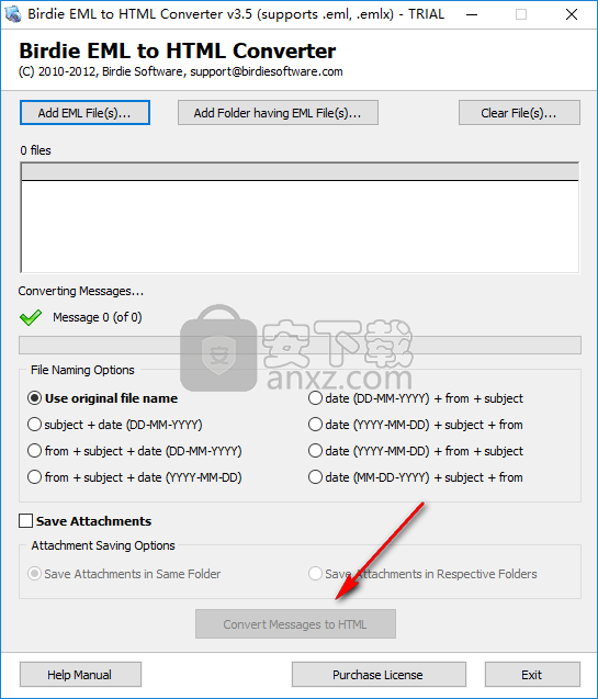 Birdie EML to HTML Converter(EML转HTML转换器)