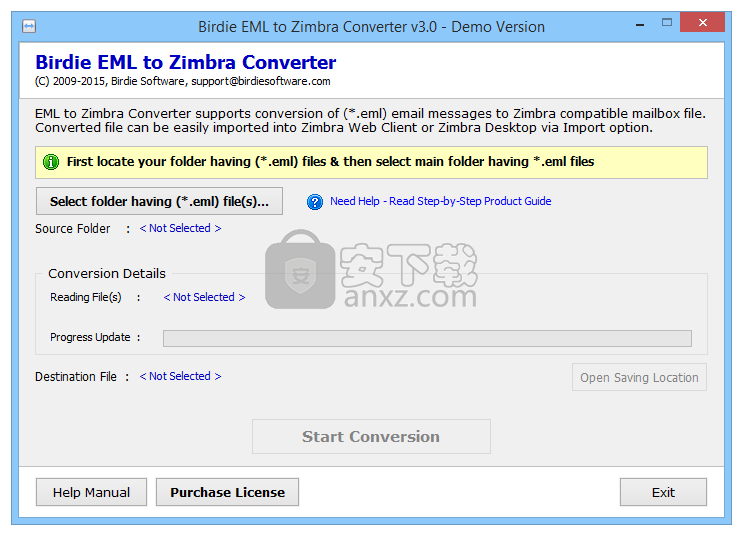 SoftSpire EML to Zimbra Converter(EML转Zimbra转换器)