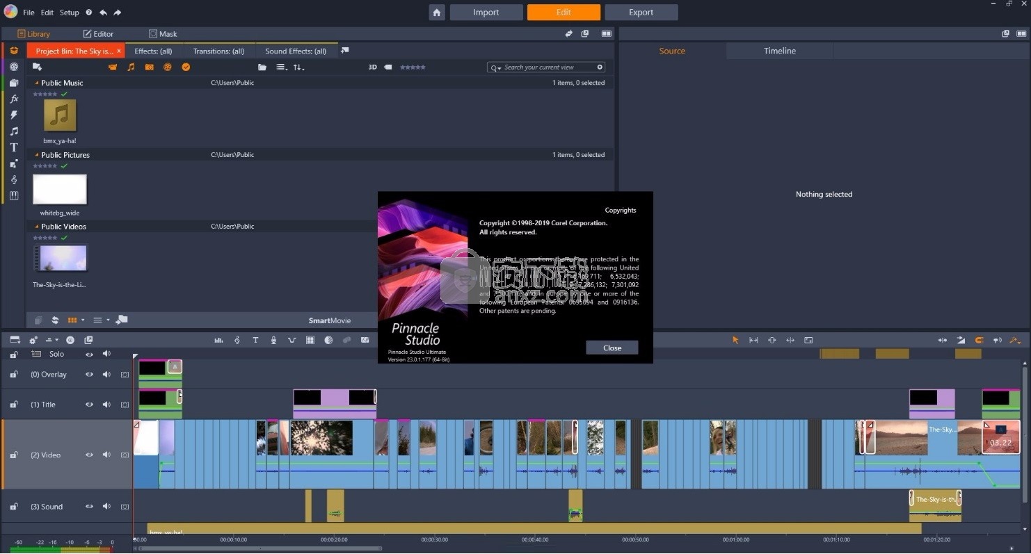 pinnacle studio ultimate 22(品尼高视频处理)