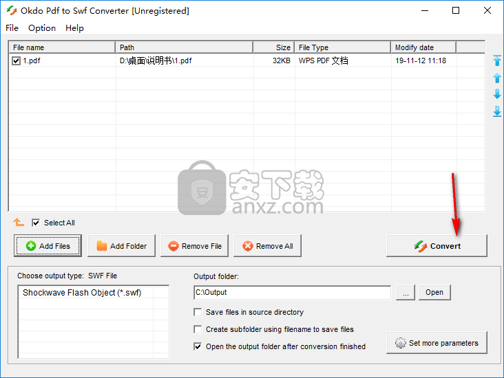 Okdo PDF to SWF Converter(PDF转SWF转换器)