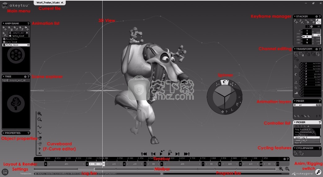 akeytsu 2020(3d动画制作软件) 64位