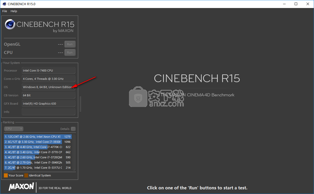 cinebench(CPU基准测试工具)