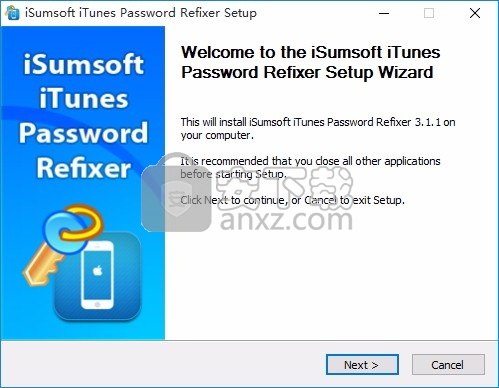 iSumsoft iTunes Password Refixer(密码恢复工具)