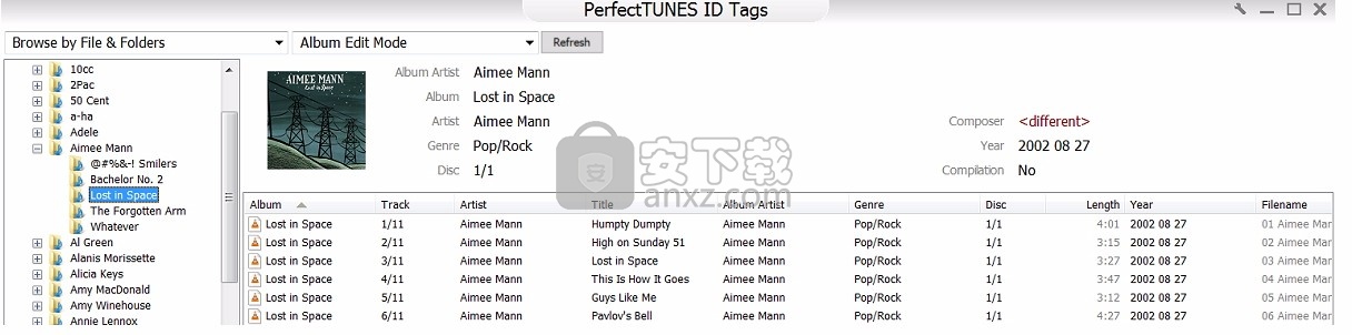 PerfectTUNES(音乐文件管理与处理工具)