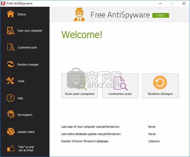 Free AntiSpyware(电脑系统反间谍软件)