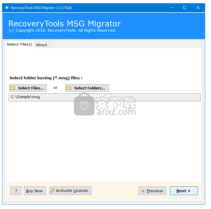 RecoveryTools MSG Migrator(MSG文件转换器)