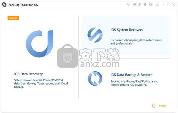FoneDog iOS System Recovery(iOS系统恢复工具)