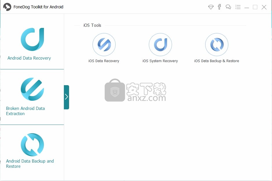 Android数据恢复软件破解版 Fonedog Toolkit For Android下载v2 0 28 破解版 安下载