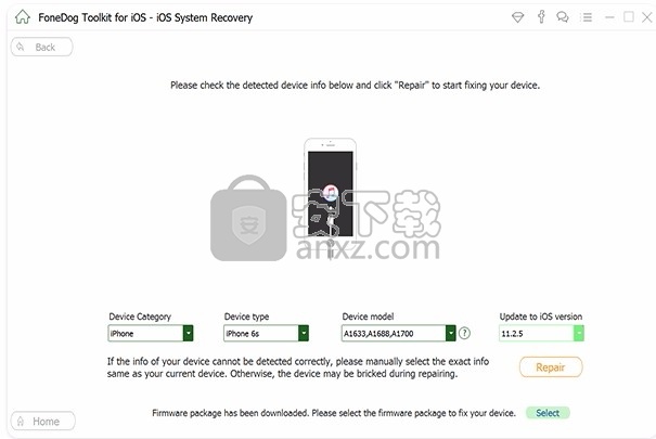 FoneDog iOS System Recovery(iOS系统恢复工具)