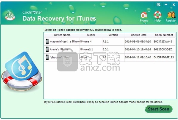 Coolmuster Data Recovery for iTunes(数据恢复工具)