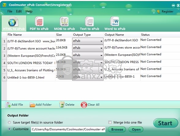 Coolmuster ePub Converter(文件格式转换工具)
