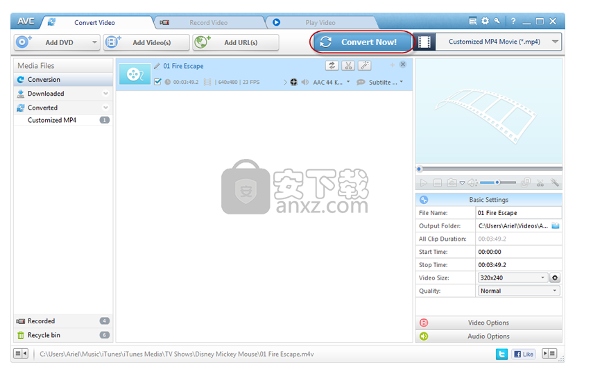 Any Video Converter(万能视频转换器)