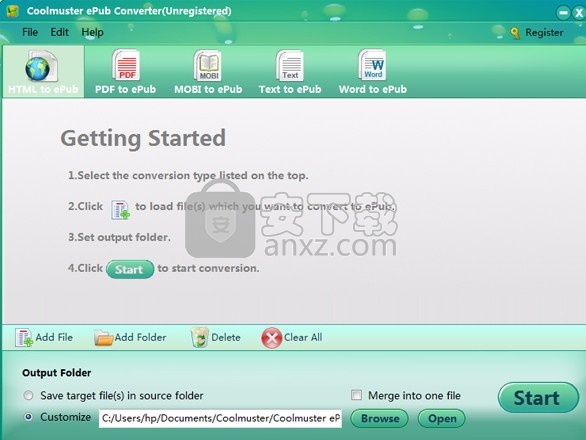 Coolmuster ePub Converter(文件格式转换工具)