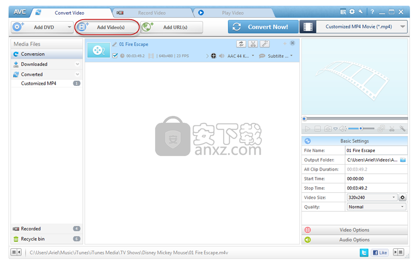 Any Video Converter(万能视频转换器)