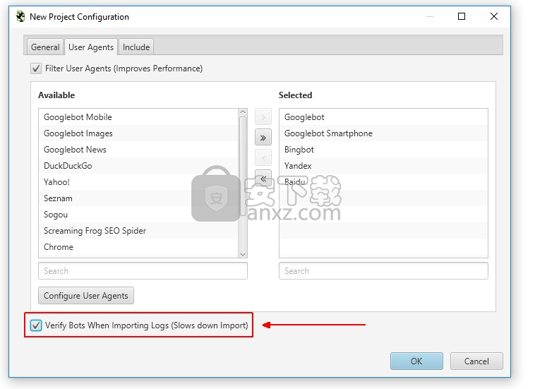 Screaming Frog Log File Analyser(站长日志分析软件)