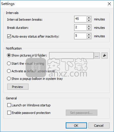 EyeDefender(定时提醒休息软件)