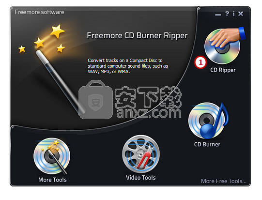 Freemore CD Burner Ripper(cd音轨抓取软件)