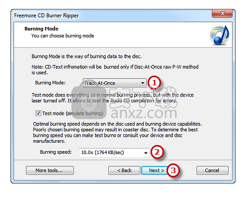 Freemore CD Burner Ripper(cd音轨抓取软件)