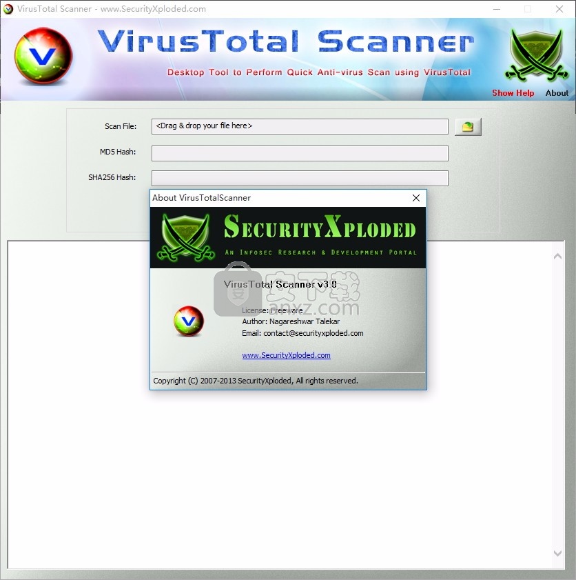 VirusTotal Scanner(文件病毒扫描工具)