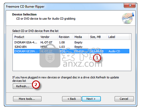 Freemore CD Burner Ripper(cd音轨抓取软件)