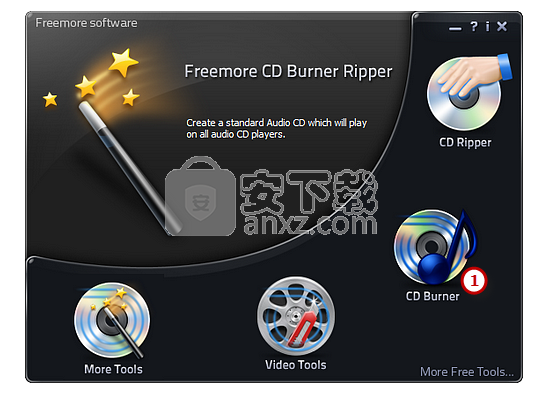 Freemore CD Burner Ripper(cd音轨抓取软件)