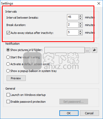 EyeDefender(定时提醒休息软件)