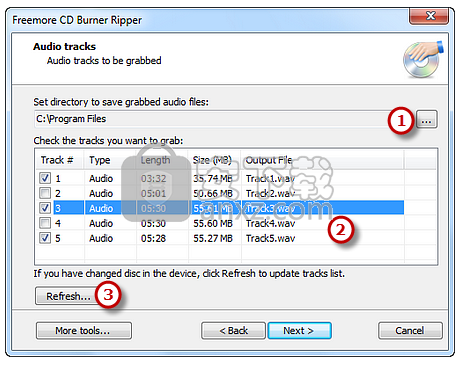 Freemore CD Burner Ripper(cd音轨抓取软件)