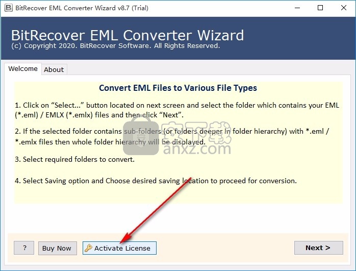 BitRecover EML Converter Wizard(eml文件转换器)