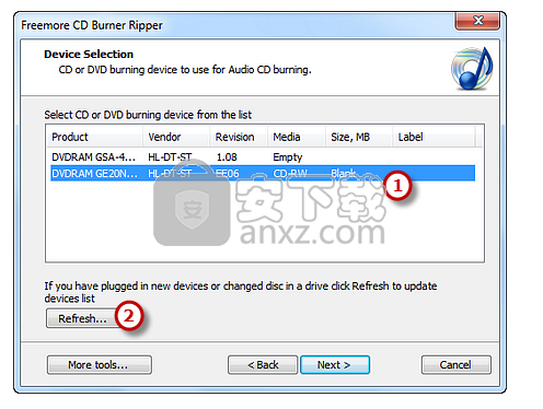 Freemore CD Burner Ripper(cd音轨抓取软件)