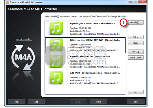 Freemore M4A to MP3 Converter(m4a转mp3转换器)