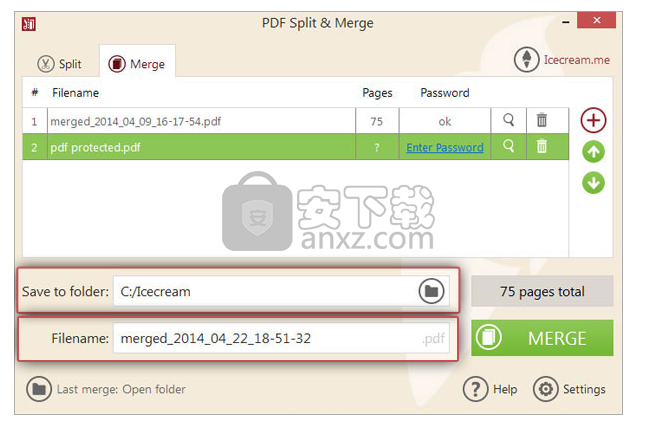 icecream pdf split merge(PDF分割合并软件)