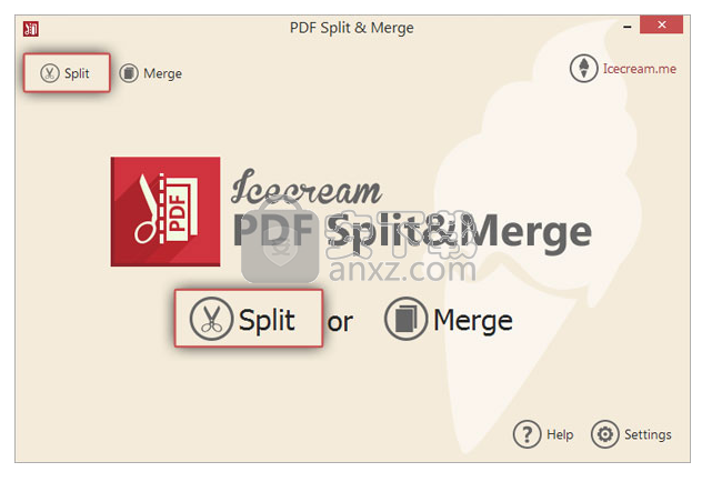 icecream pdf split merge(PDF分割合并软件)