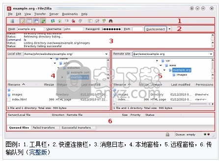 fileZilla pro中文(数据文件上传工具)