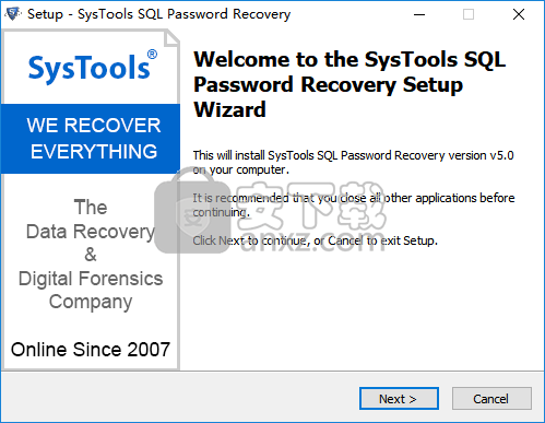 SysTools SQL Password Recovery(SQL密码恢复工具)