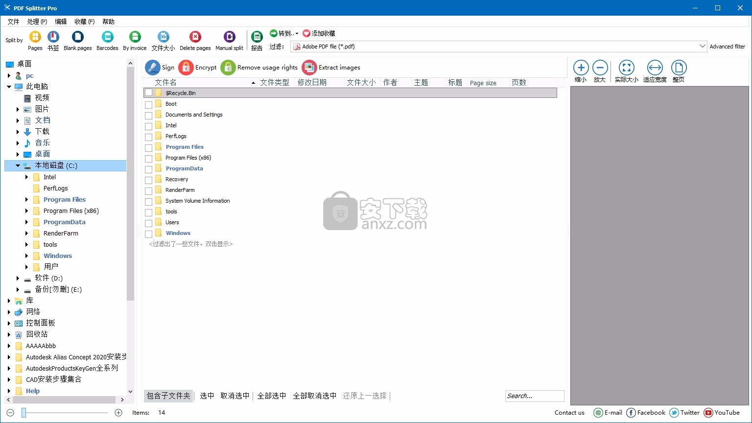 Pdf Splitter Pro(多功能PDF拆分工具)