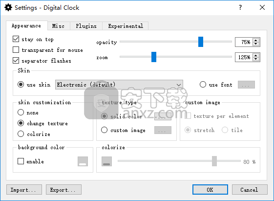 digital clock(桌面数字时钟)