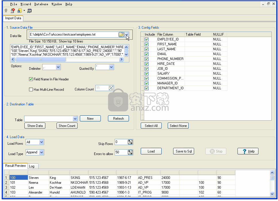 TxtToSql(TXT导入数据库工具)